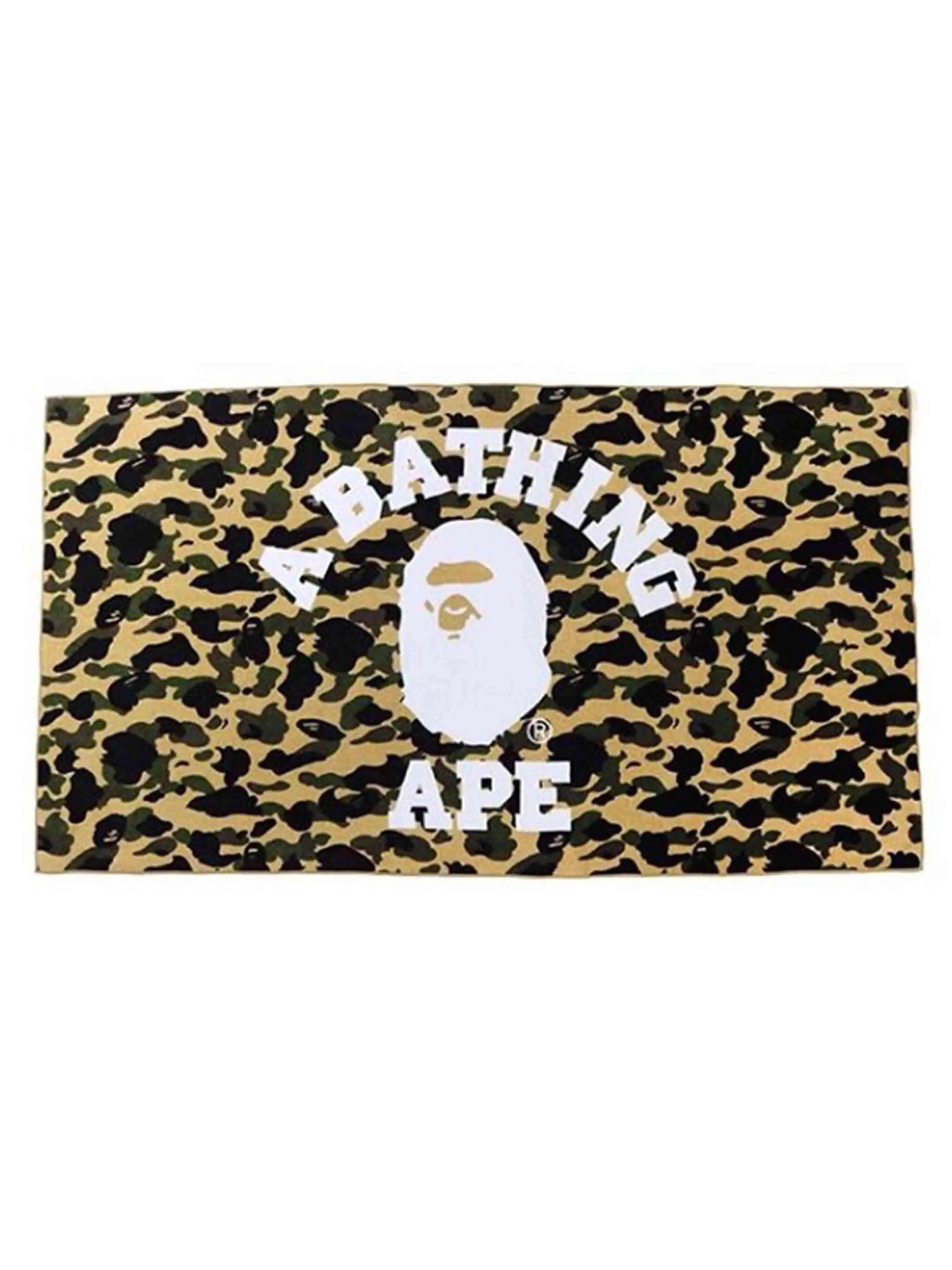 A Bathing Ape 1st Camo Beach Towel Yellow