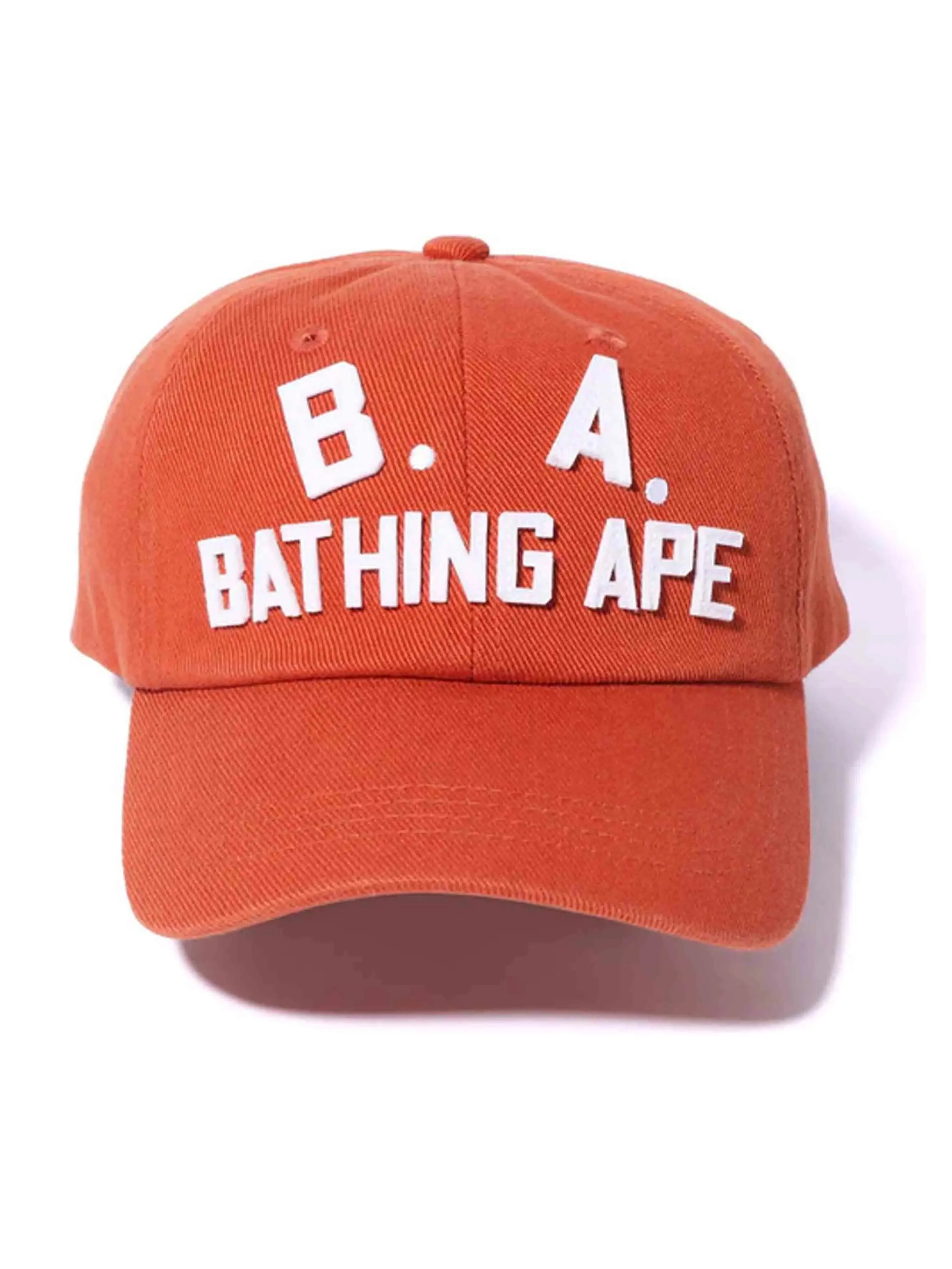 A Bathing Ape B.A. Washed Twill Cap Orange