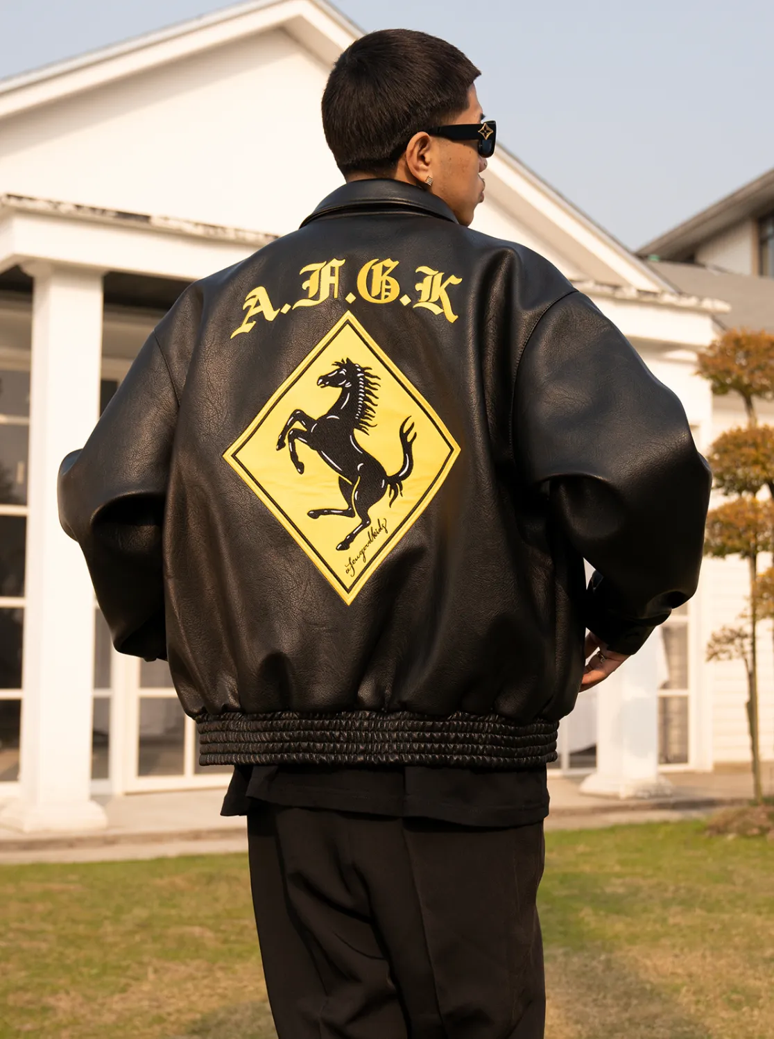 A Few Good Kids Racing Leather Jacket