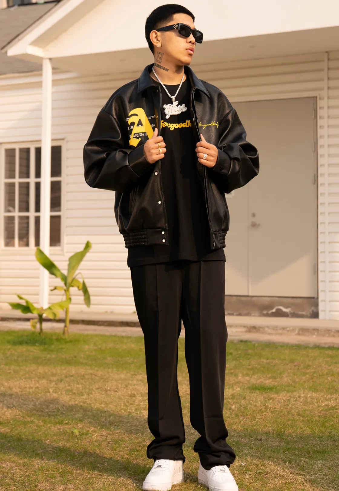 A Few Good Kids Racing Leather Jacket