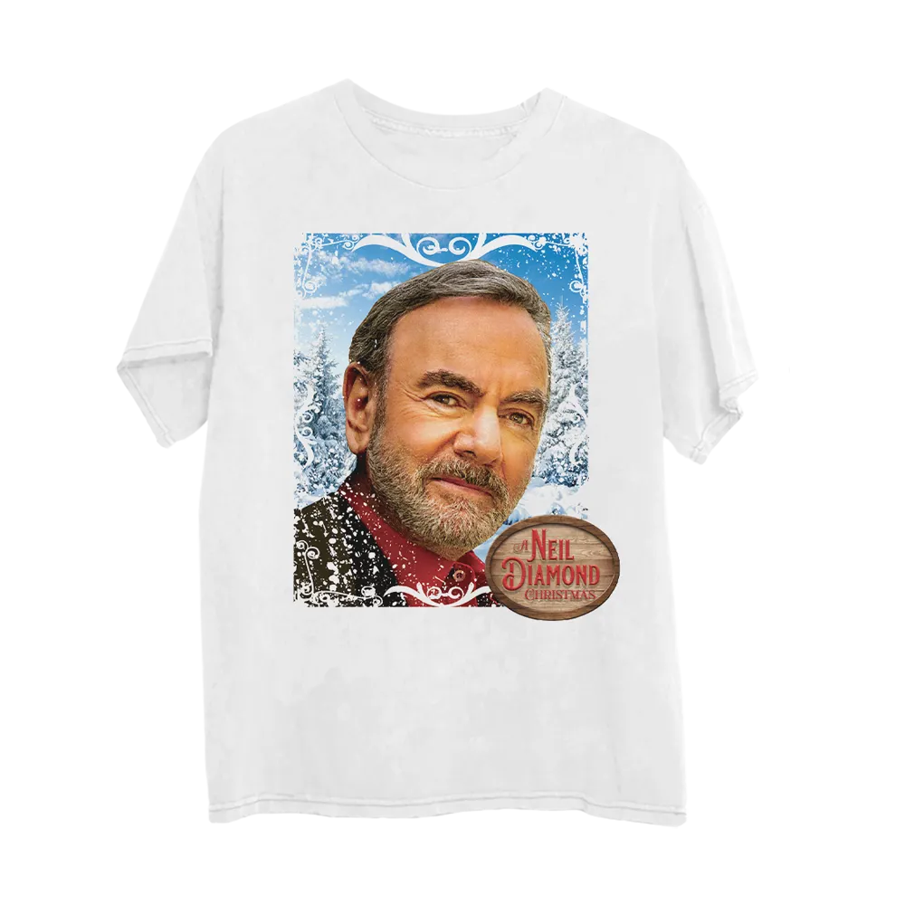 A Neil Diamond Christmas White T-Shirt