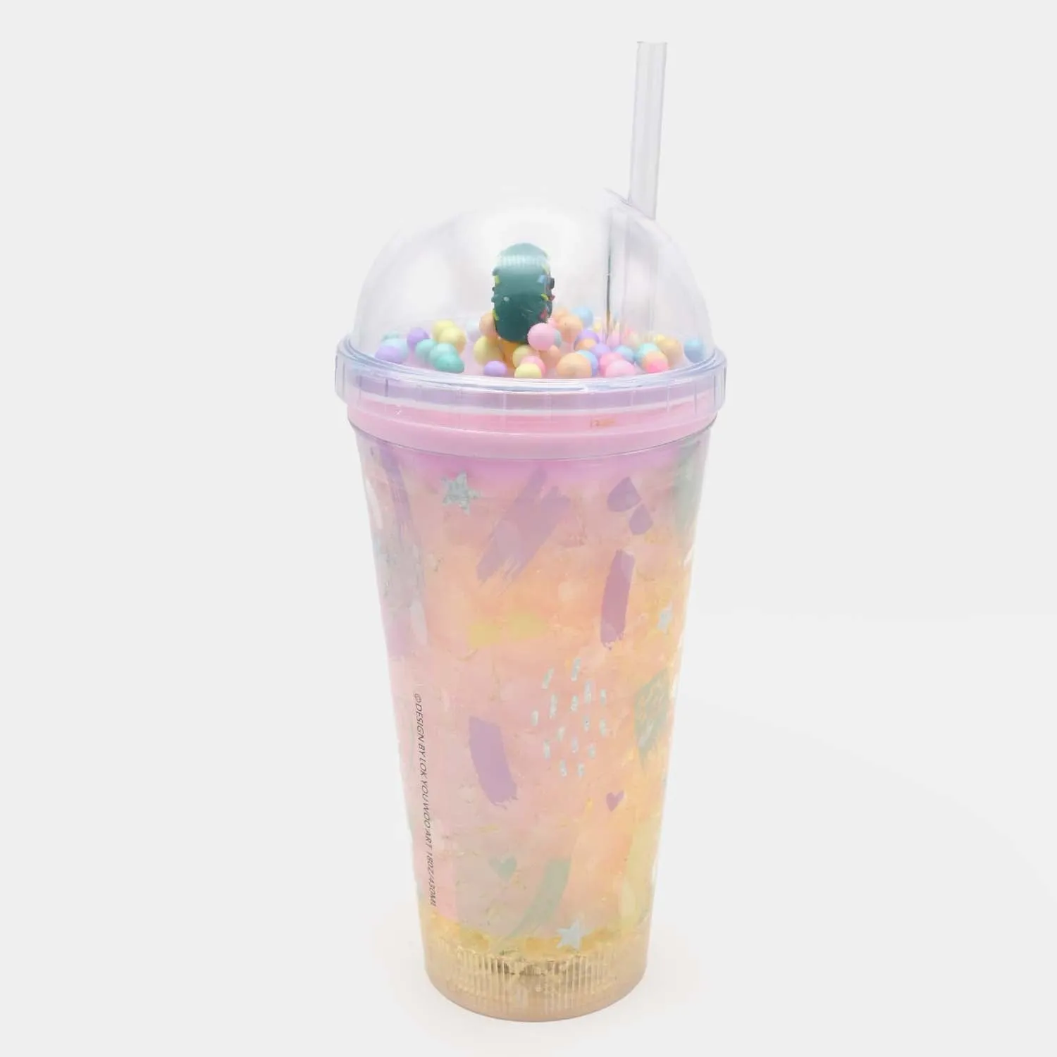 Acrylic Straw Mug With Light