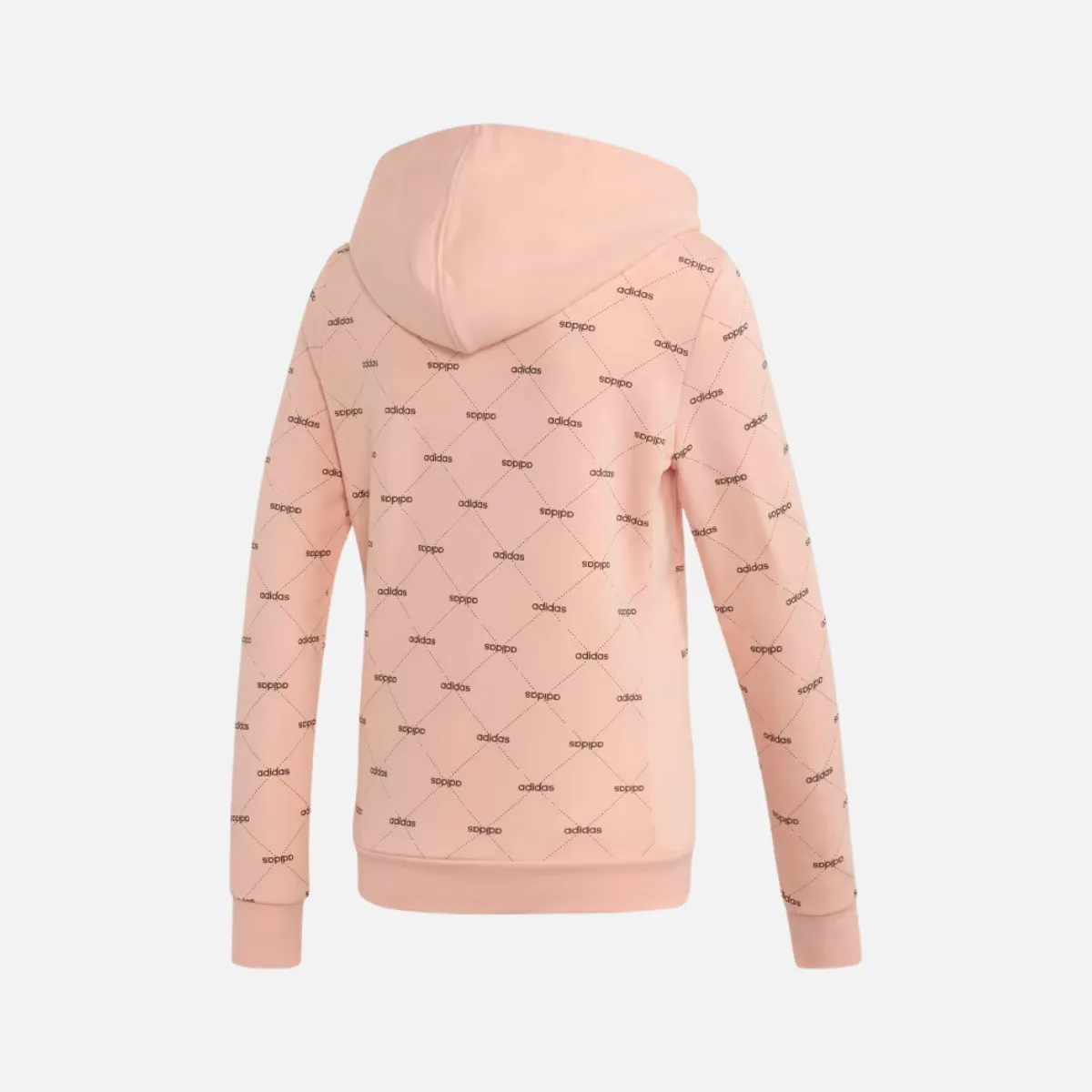 Adidas Linear Graphic Women's Hoodie -Glow Pink/Black