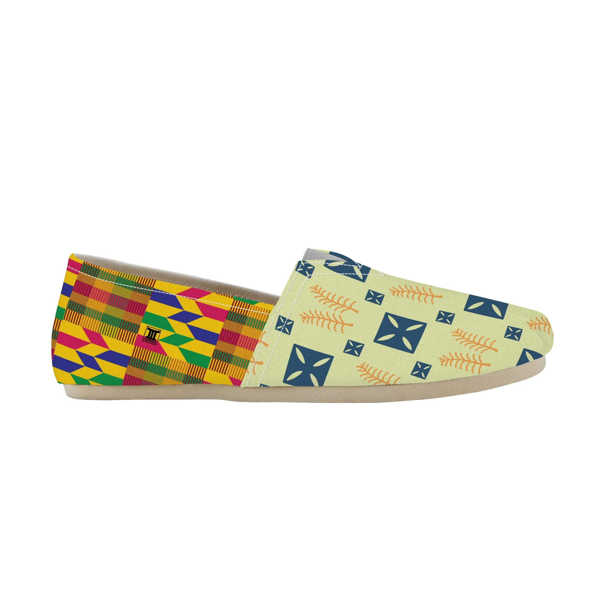 Adinkra Srade-Kente Slip-on Canvas