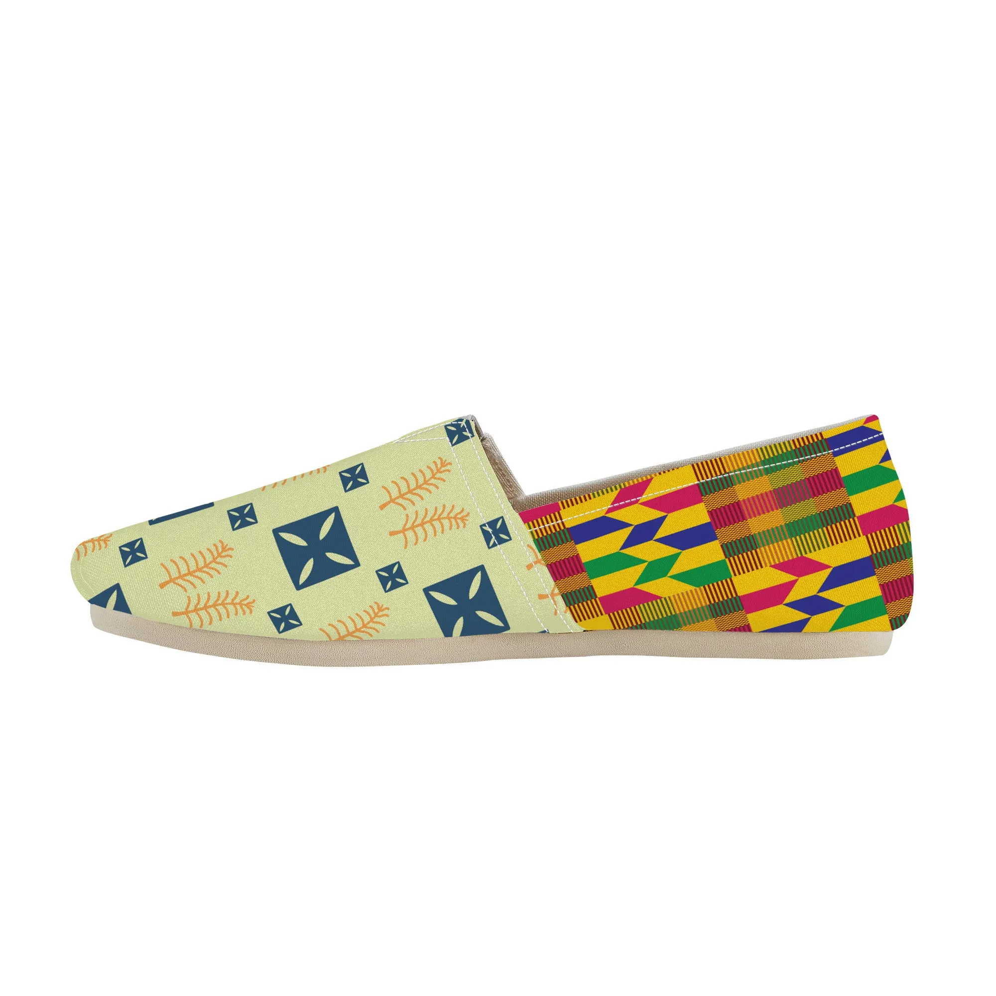 Adinkra Srade-Kente Slip-on Canvas