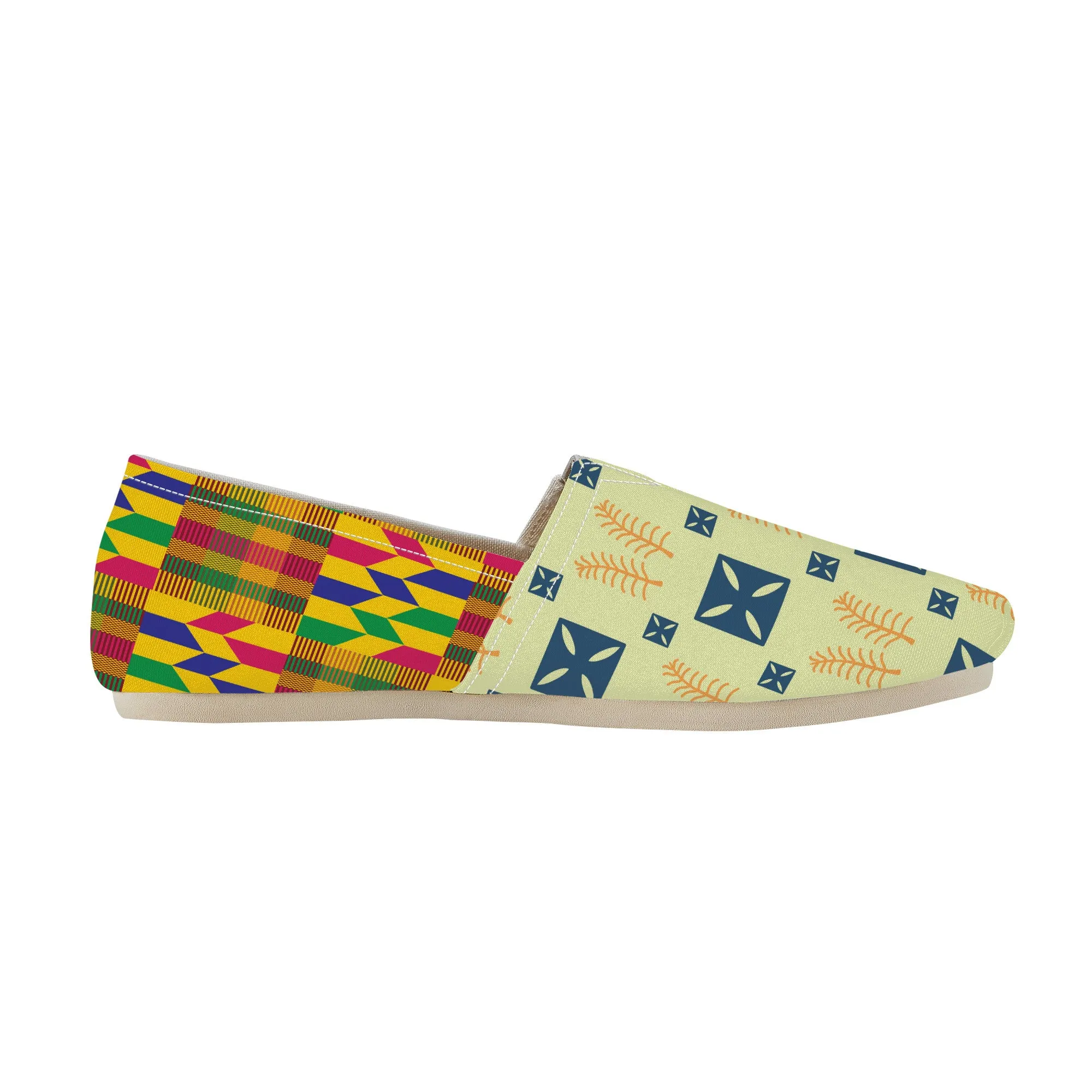 Adinkra Srade-Kente Slip-on Canvas