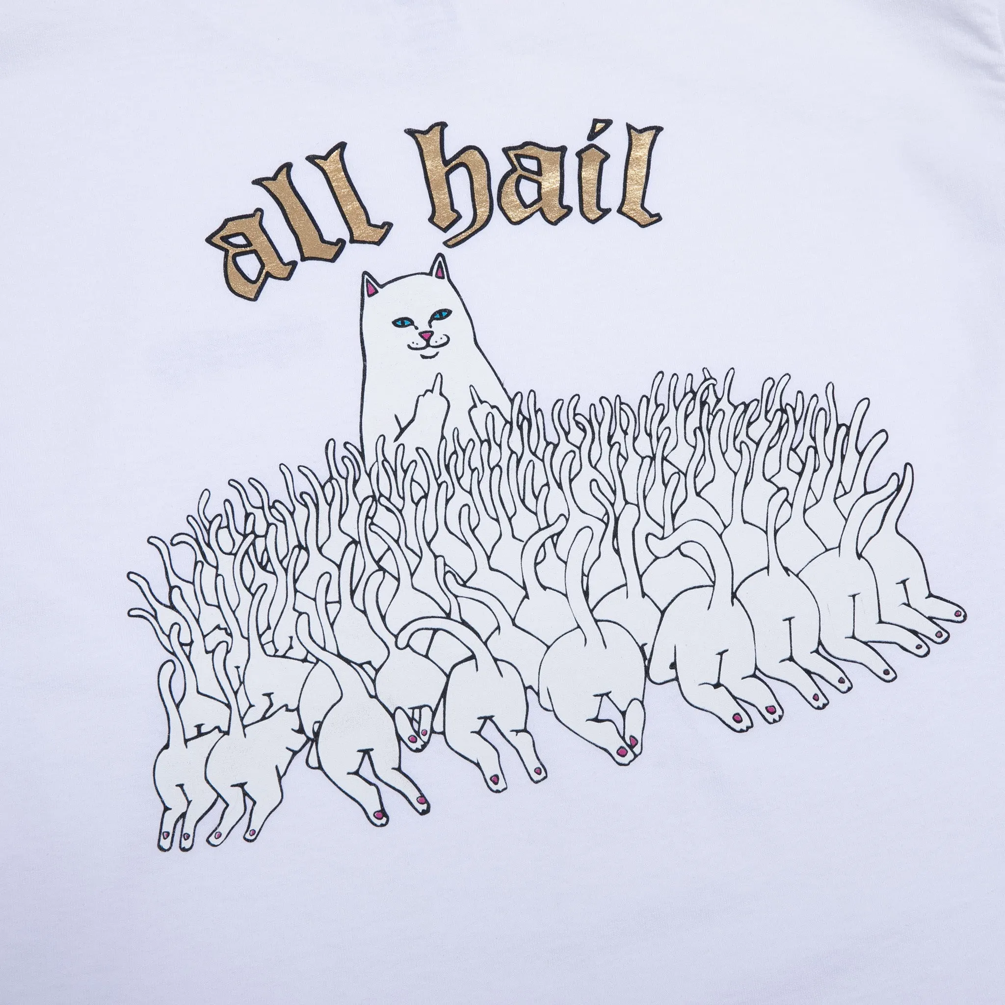 All Hail L/S (White)