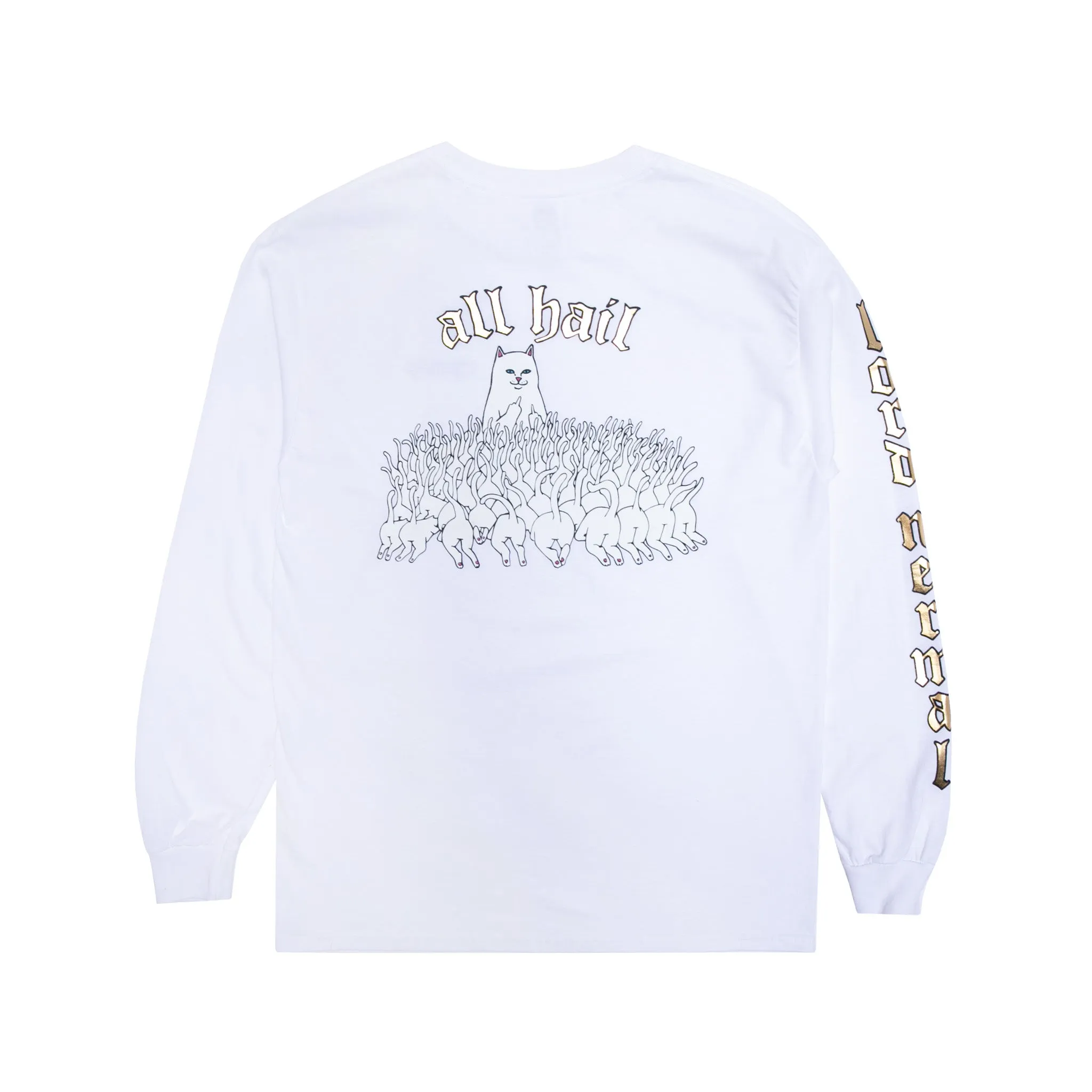 All Hail L/S (White)