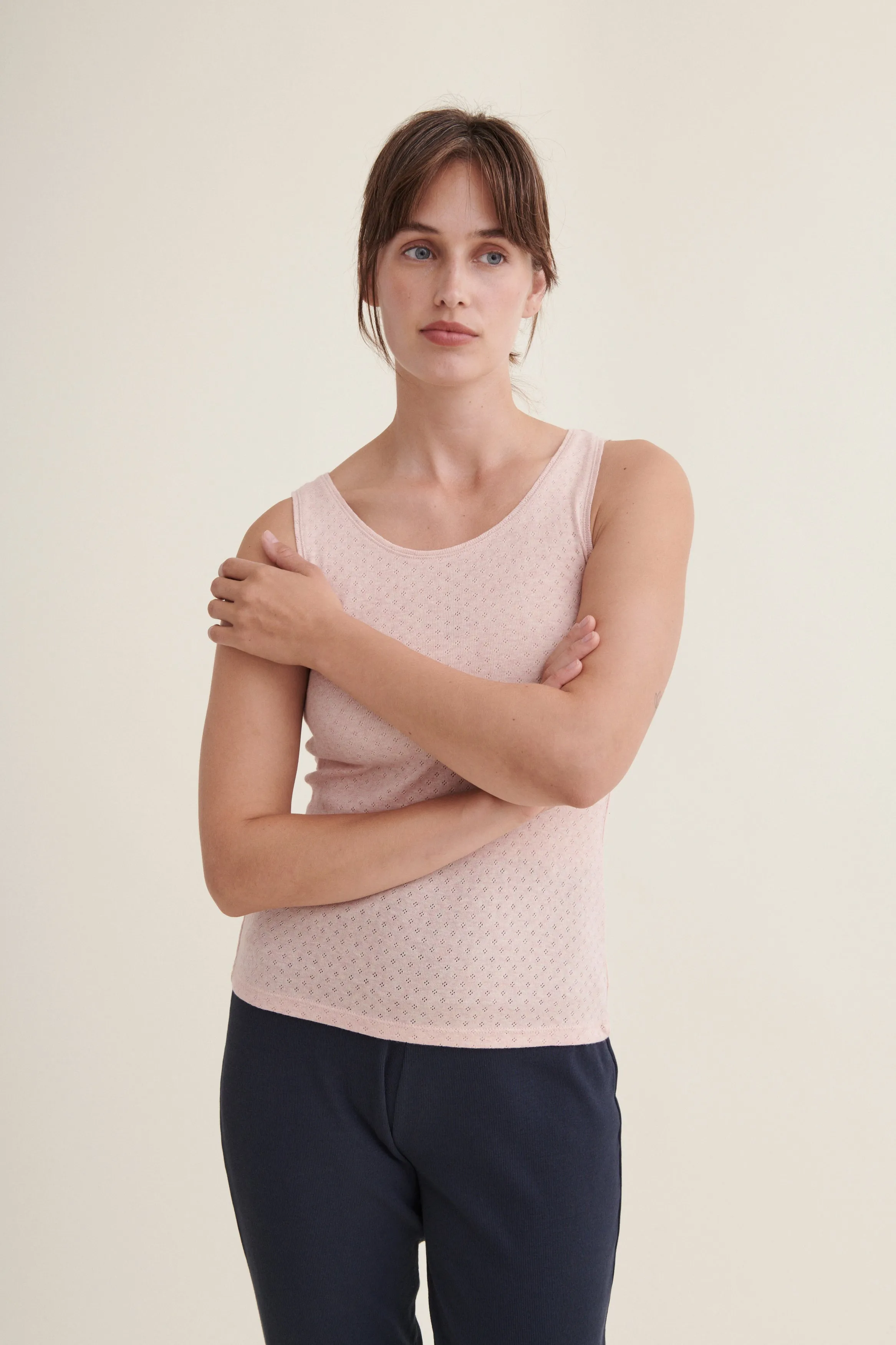 Arense Tank - Pink Melange