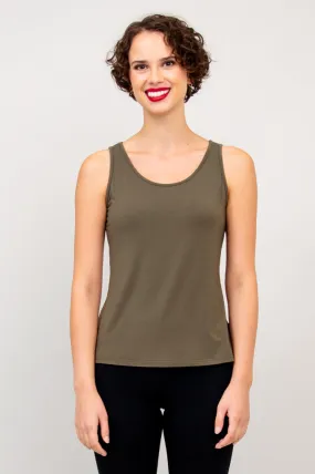 Avalon Tank, Khaki, Bamboo