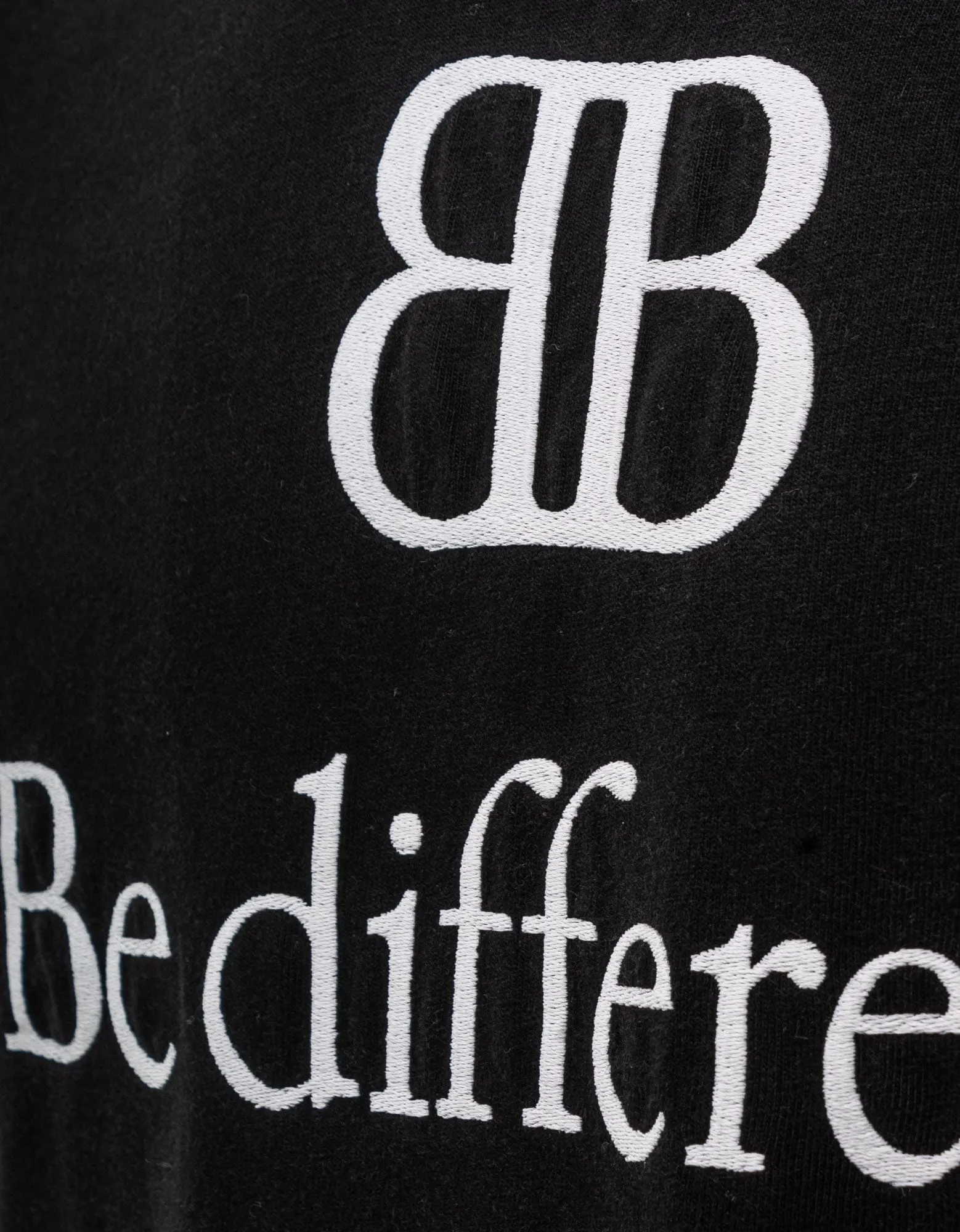 Balenciaga Black BB Logo Be Different T-Shirt