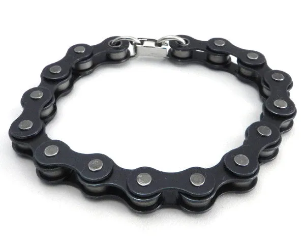 Bike Chain Bracelet Black