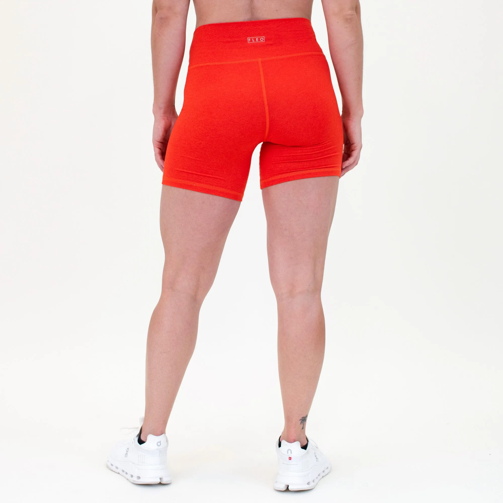 Biker Short 6" - No Front Seam - High Rise