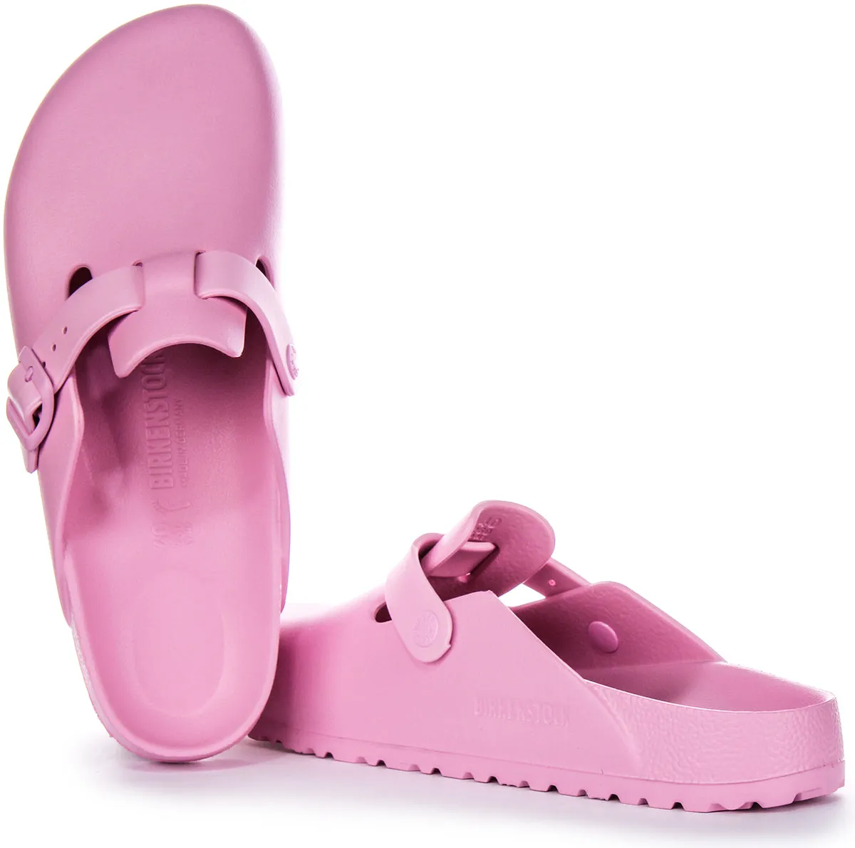 Birkenstock Boston Eva In Pink | Narrow Fit