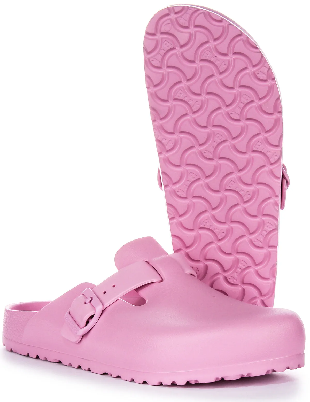 Birkenstock Boston Eva In Pink | Narrow Fit