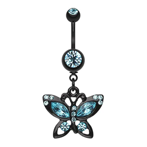 Blackline Butterfly Belly Bar