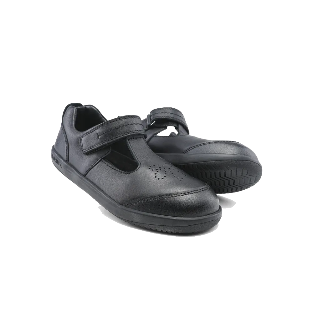 Bobux Kid  Brave Black School Shoe