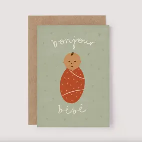 Bonjour Bebe Card