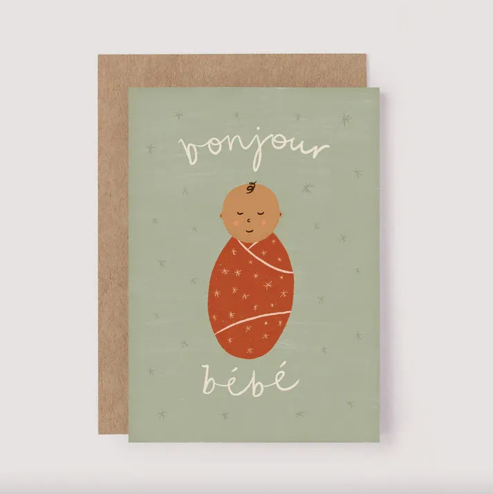 Bonjour Bebe Card