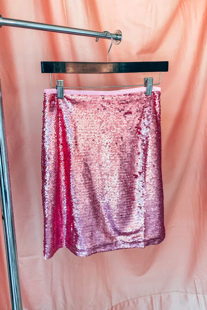 BuddyLove Pink Sugar Sequin Skirt Set| FINAL SALE