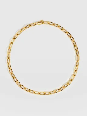 Cable Chain Necklace - Gold