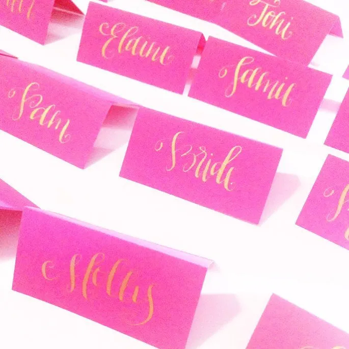 Calligraphy Place Cards