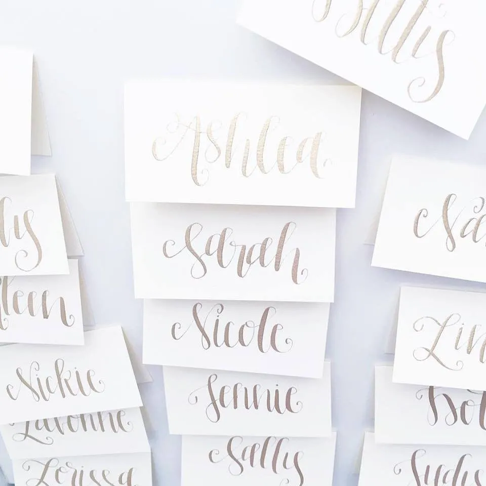 Calligraphy Place Cards