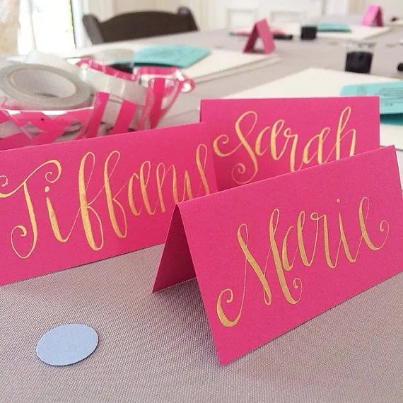 Calligraphy Place Cards