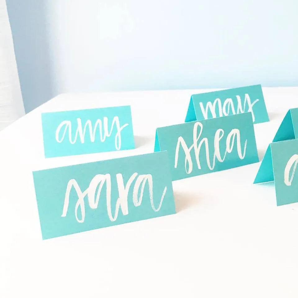 Calligraphy Place Cards