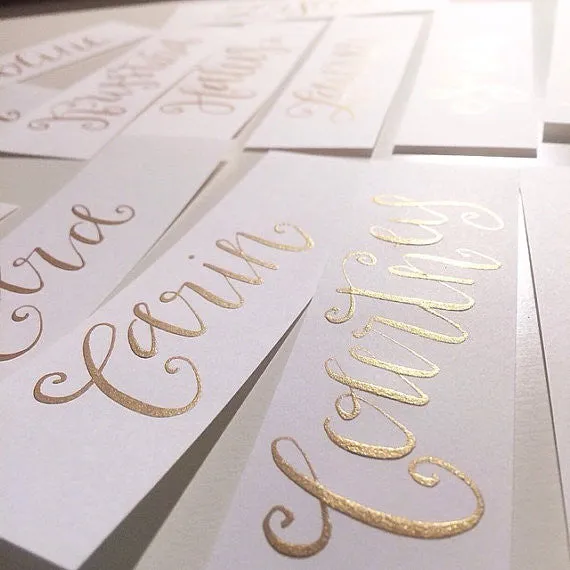 Calligraphy Place Cards