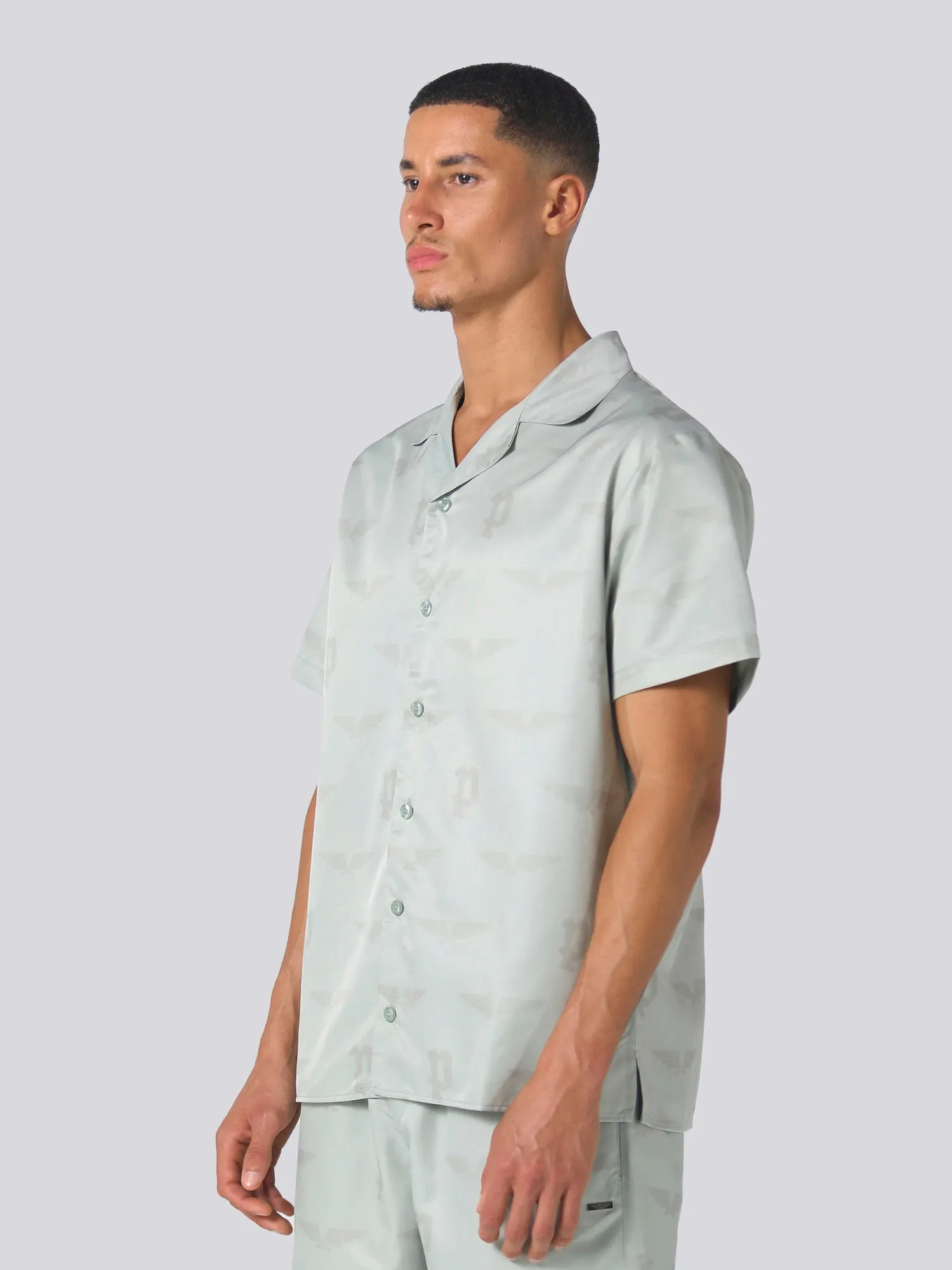 Castle Sage Green Resort Shirt