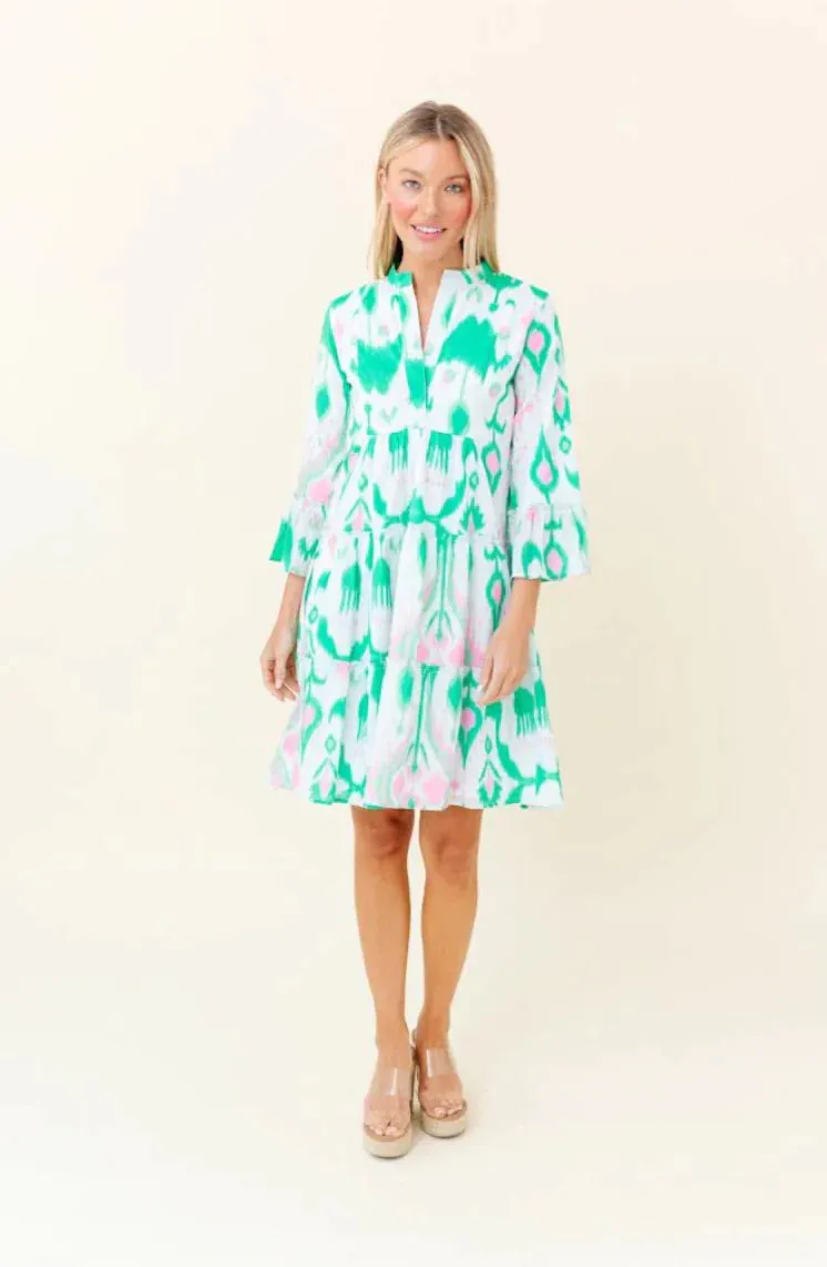 Caty Dress - Worth Avenue Ikat