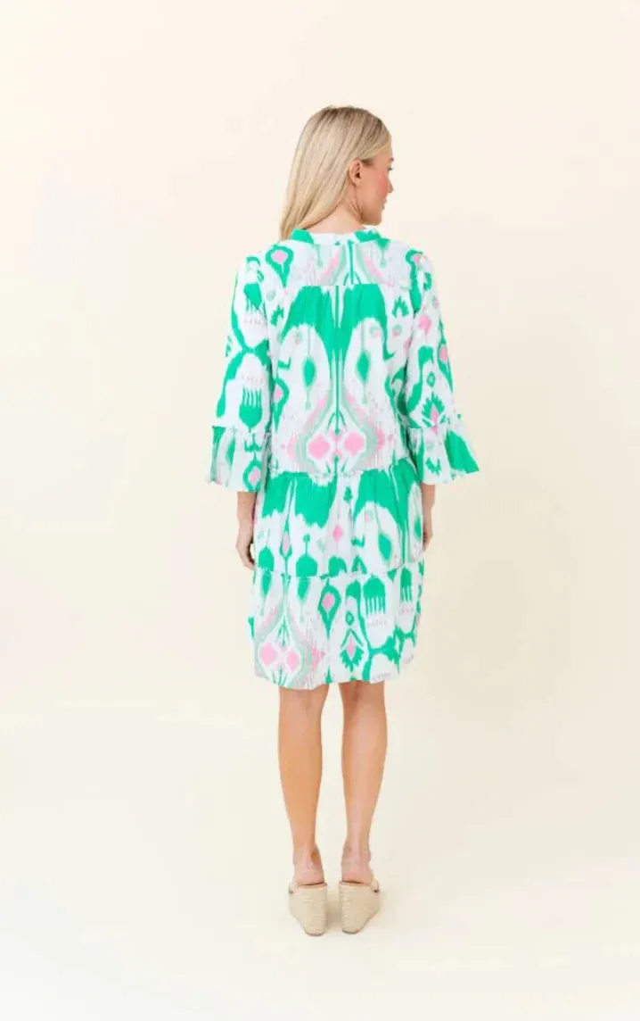 Caty Dress - Worth Avenue Ikat