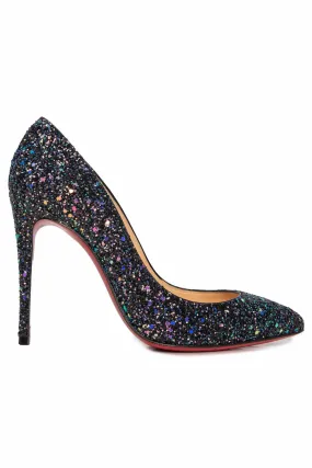 Christian Louboutin Size 35.5 Pigalle 100 Glitter Pumps