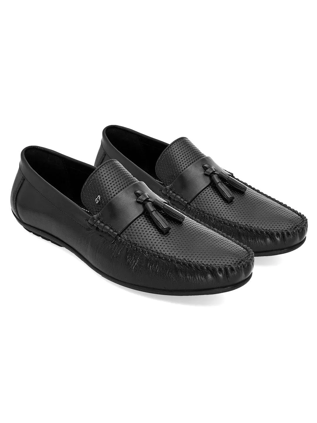 Clarke Black Loafers