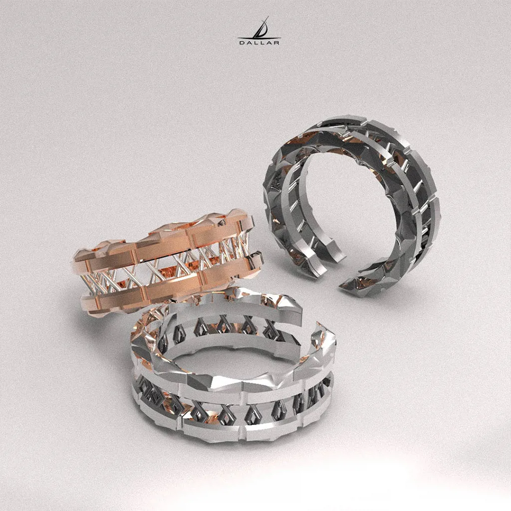 Classic Love Song Ring [Black gold]