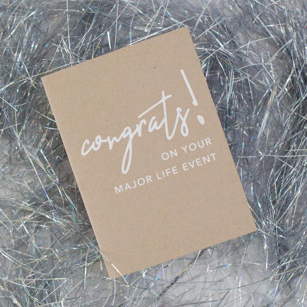 congratulations card, all-occasion greeting card, congrats on your major life event