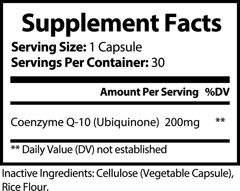 CoQ10 Ubiquinone (Boost Energy)