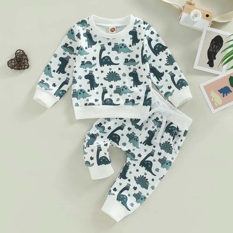 DINOSAURS Teal Outfit