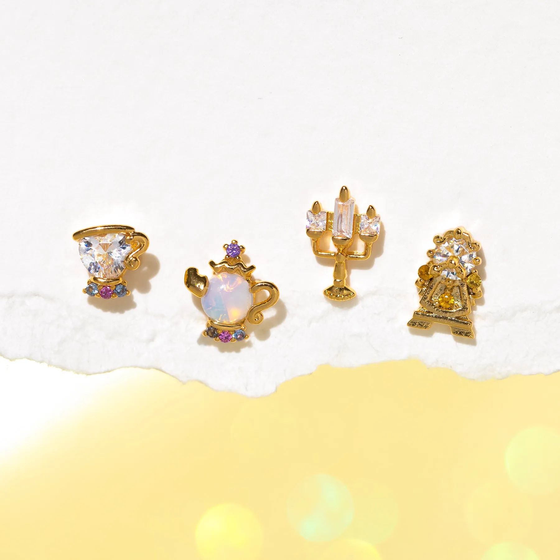 Disney Princess Be Our Guest Earring Set