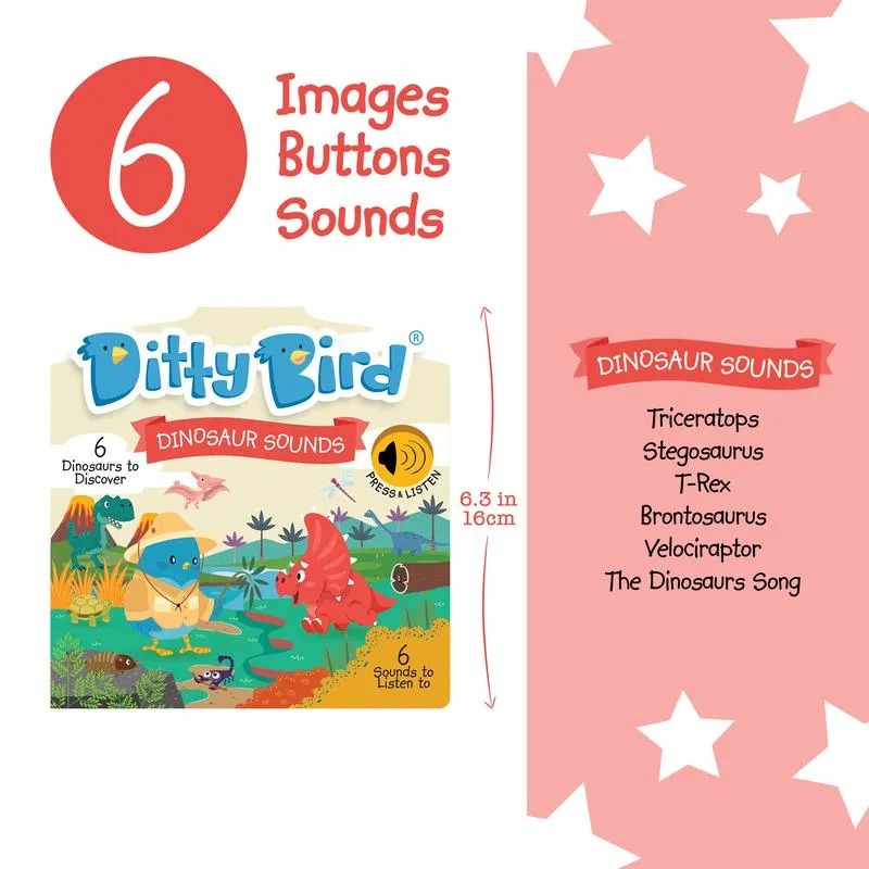 Ditty Bird Books - Dinosaur Sounds