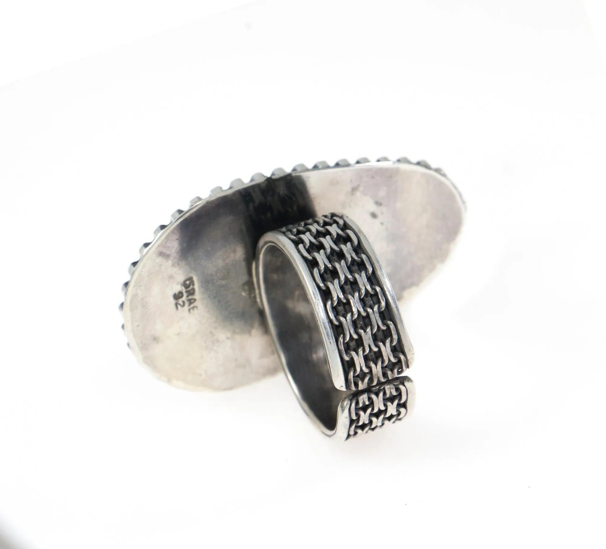 Eilat Stone Ring in 925 Sterling Silver #3