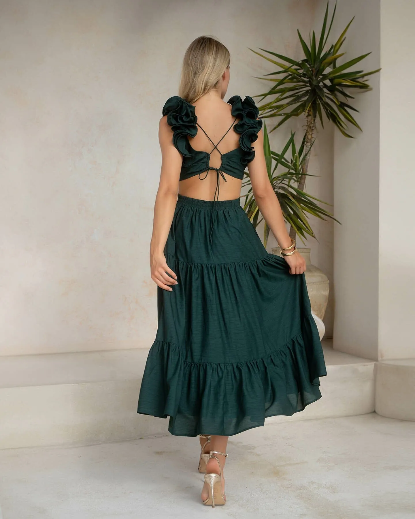 Elliana Dress - Green