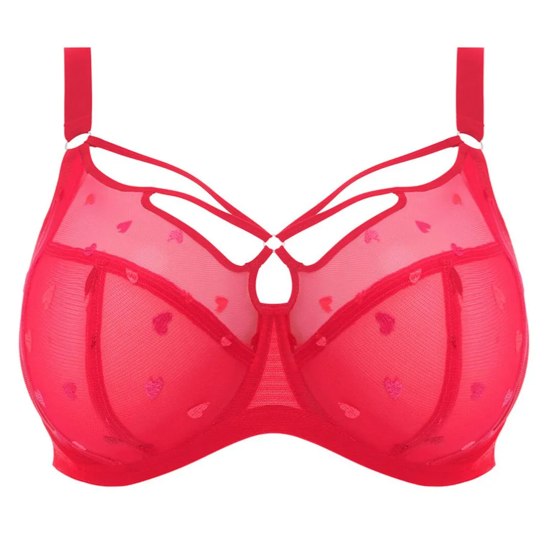 Elomi Sachi Bra in Red Confetti EL4353