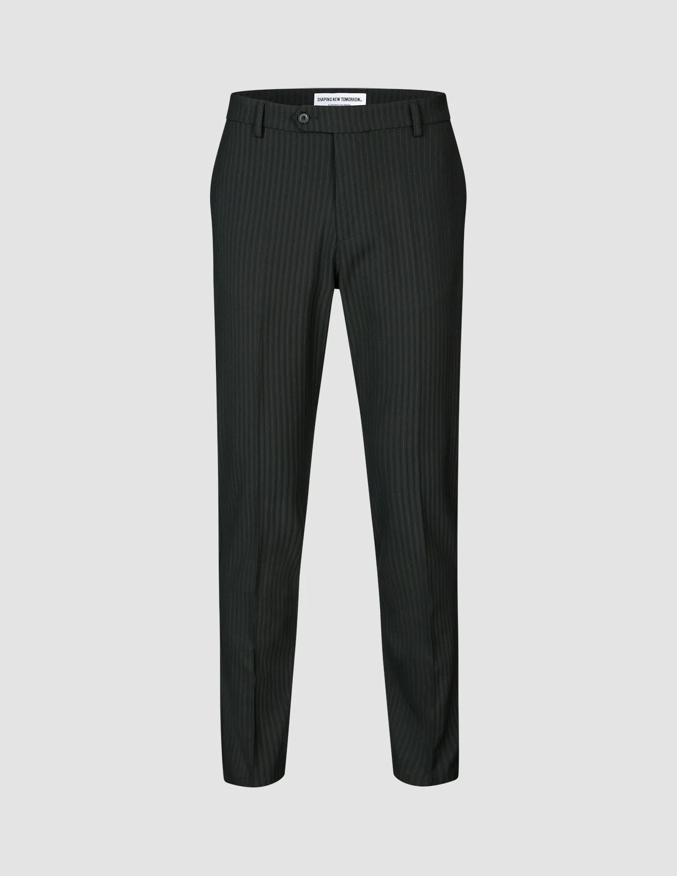 Essential Suit Pants Regular Asphalt Pinstripe