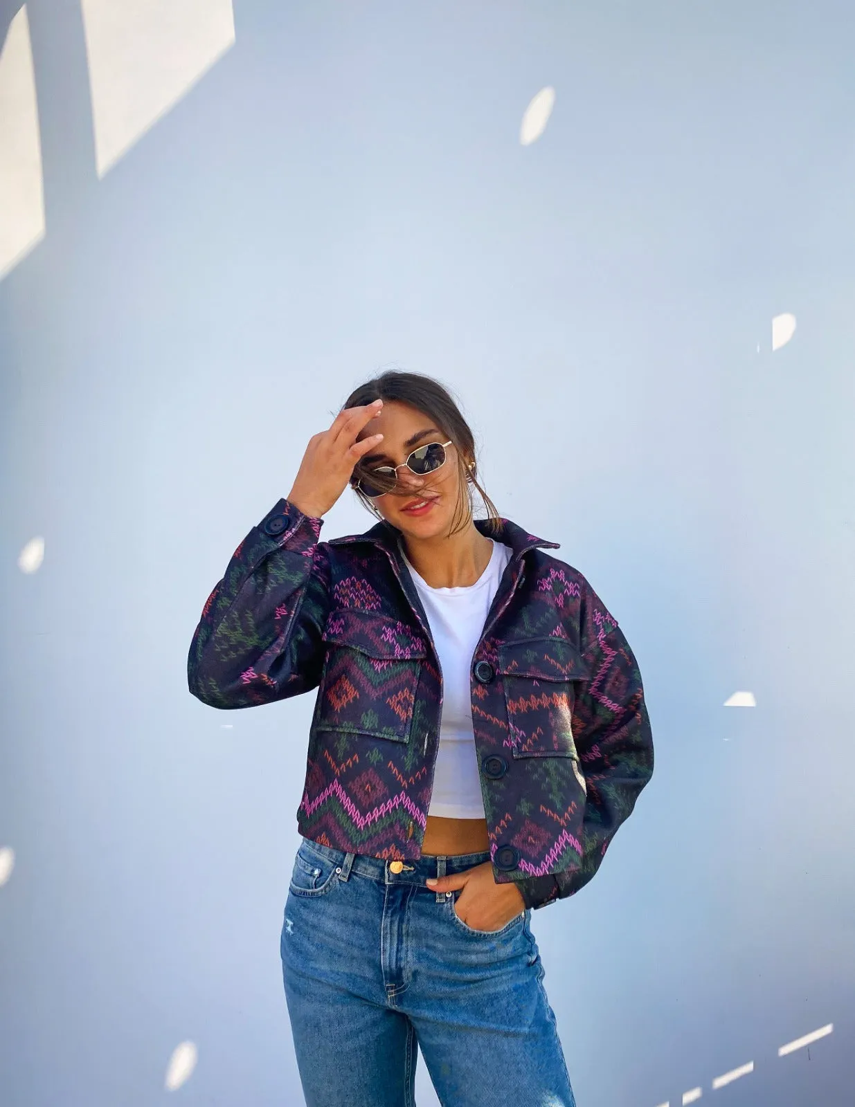 Ethnic Bomber Jacket