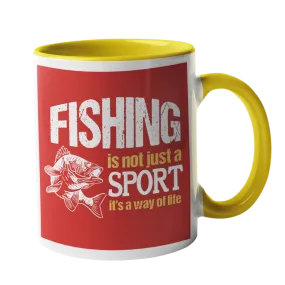 Fishing is not just a sport, its a way of life, Fishing Humour Mug