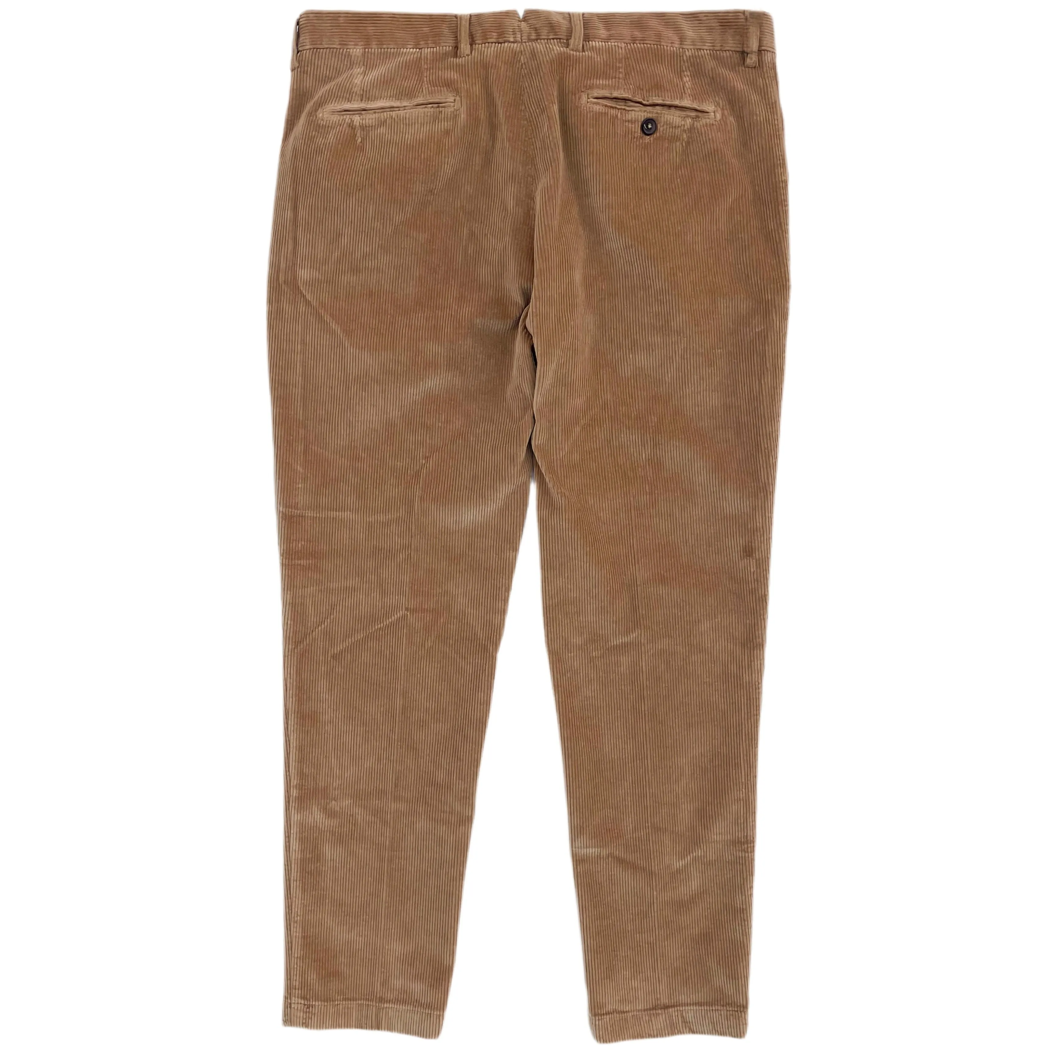 FRESH Corduroy Pleated Chino Pants In Khaki