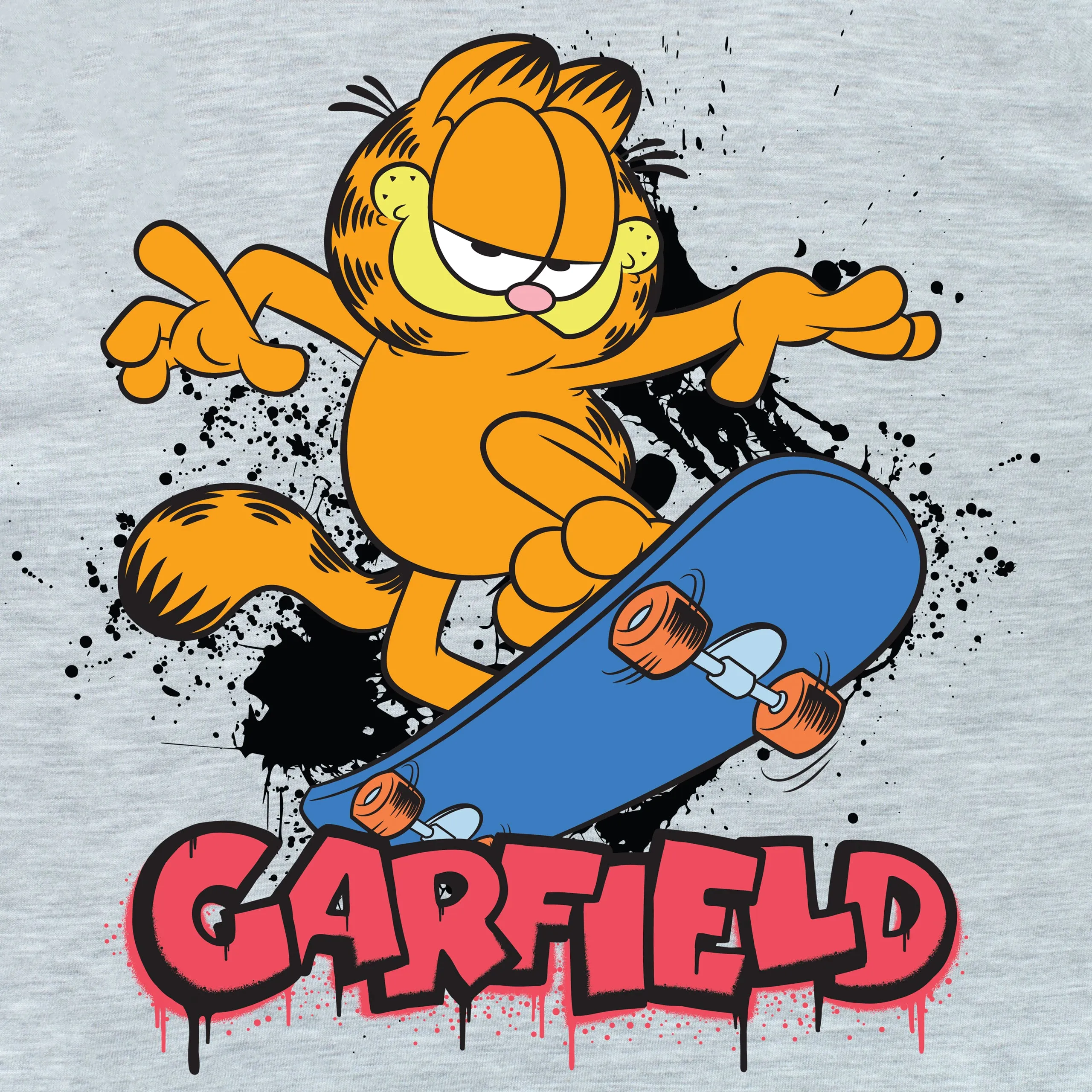 Garfield T-Shirt - Skateboard