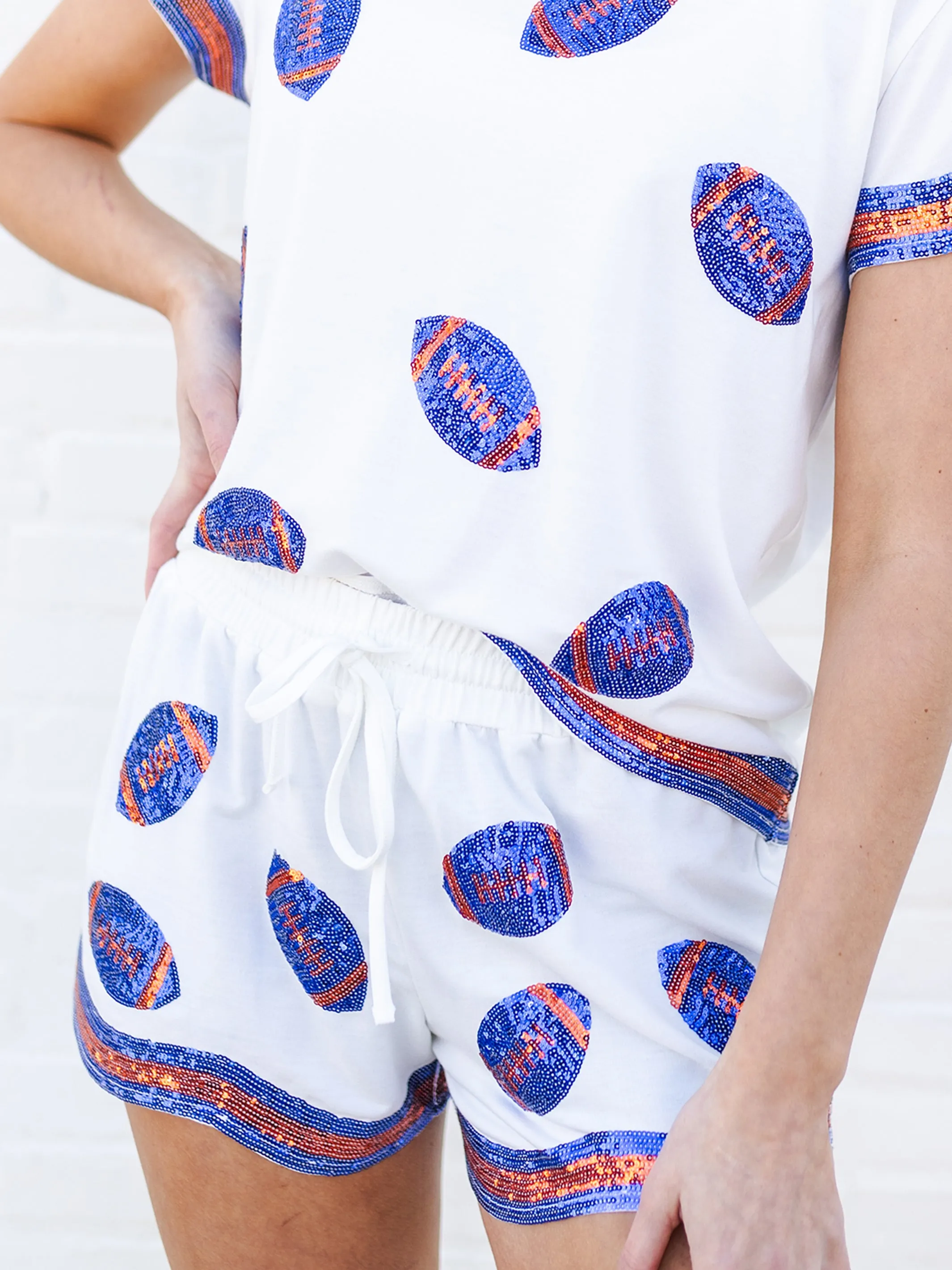 Ginny Shorts | Blue   Orange